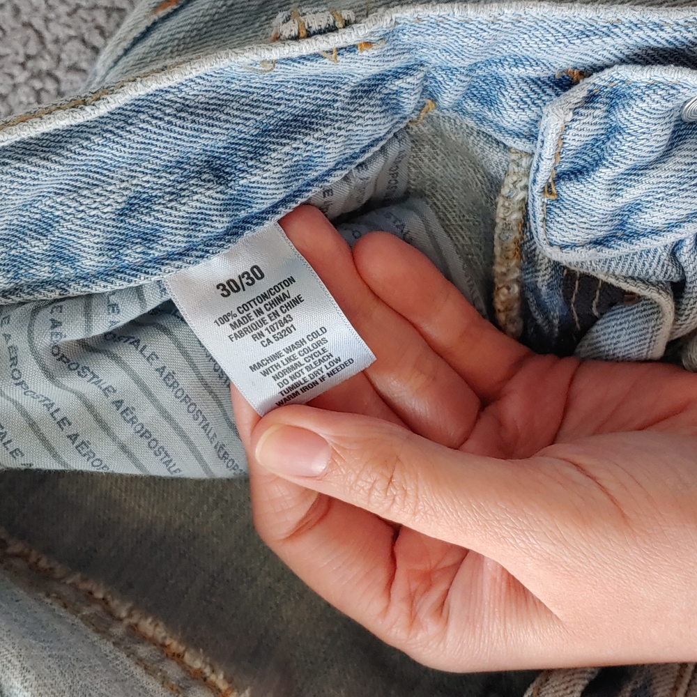 Men's Aeropostale Bootcut Jeans Size 30×30 - Picture 4 of 6
